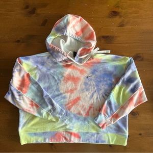 Nike Tye-Dye Cropped Hoodie